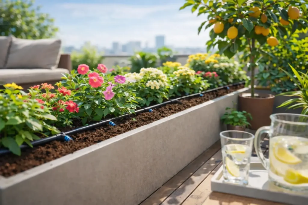 Terrassenbewässerung